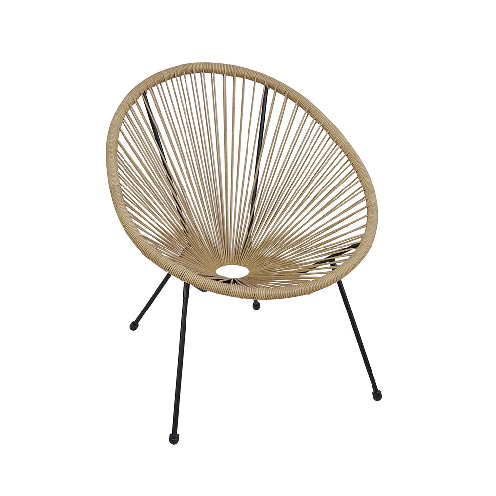 რატანის სკამი ბეჟი SC-093KD BEIGE