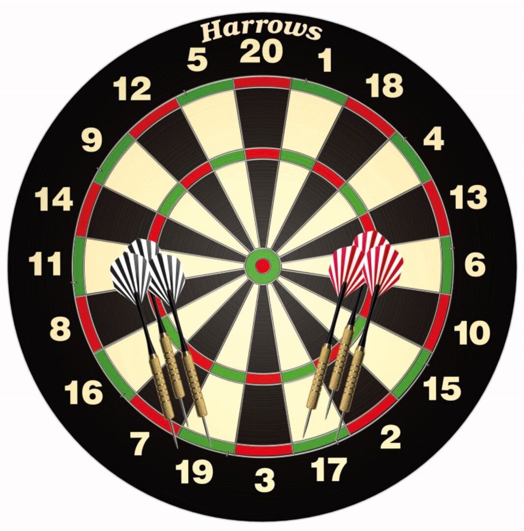 დარტსის დაფა BRISTOWS FAMILY DART GAME BOARD დარტსით