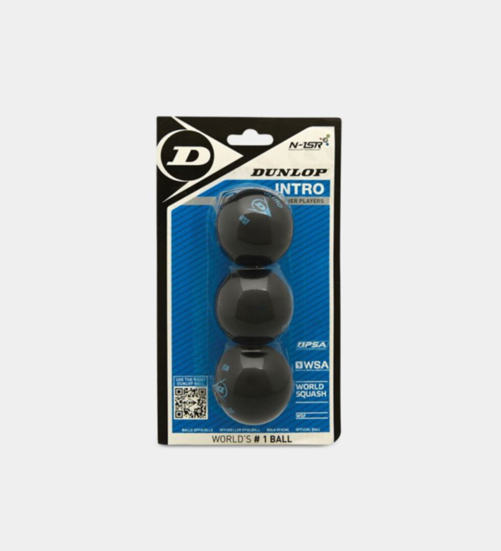 სქვოშის ბურთი DUNLOP INTRO(3ც.შეფუთვა)