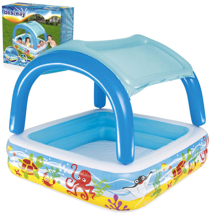 გასაბერი აუზი Bestway 52192 1.40m x 1.40m x 1.14m Canopy Play Pool