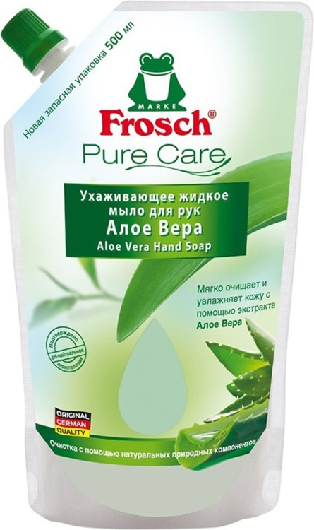 თხევადი საპონი Frosch ალოე ვერა 500 მლ