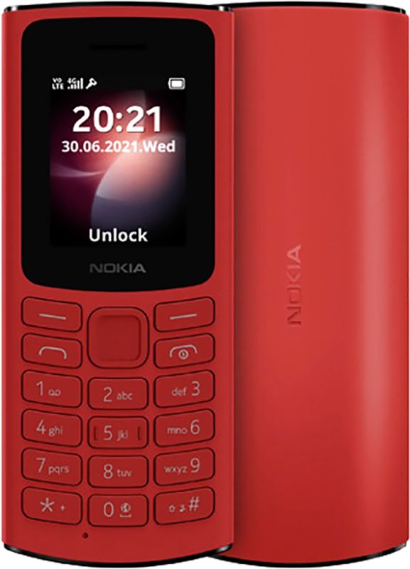 nokia 105 red colour