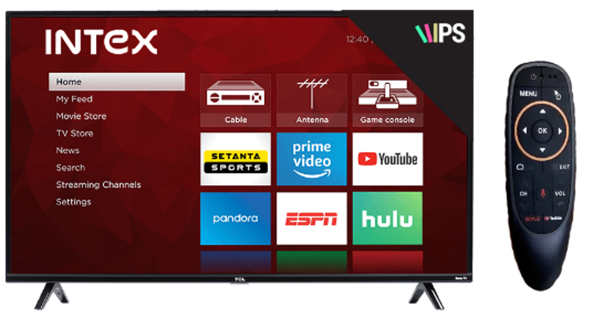 Smart ტელევიზორი INTEX Smart  TV 32" Android 14 2024