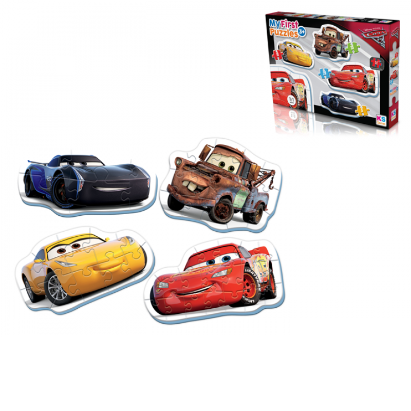 5,10,15 & 20 დეტალიანი ფაზლის ნაკრები - MCQUEEN CARS