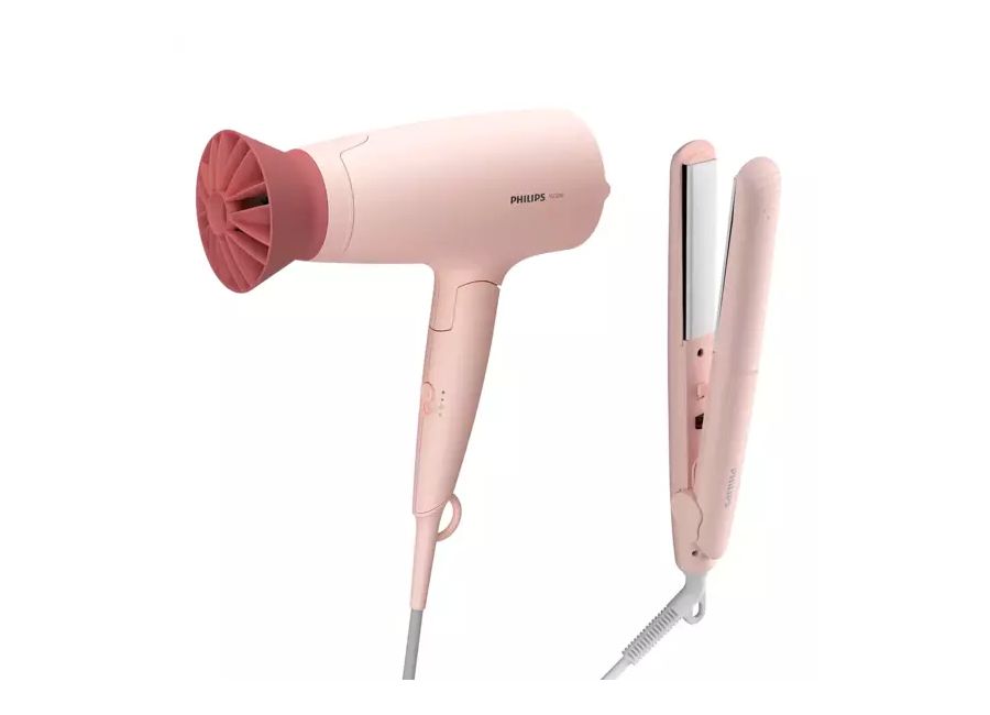 თმის საშრობი + თმის უთო Philips Hair Styling Set BHP398/00 Dryer + Straightener
