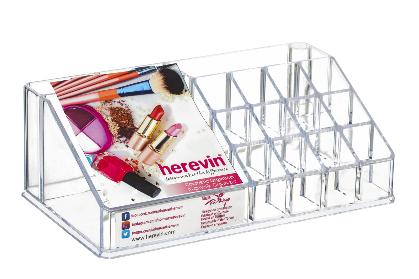 კოსმეტიკის ორგანაიზერი Herevin Naturel