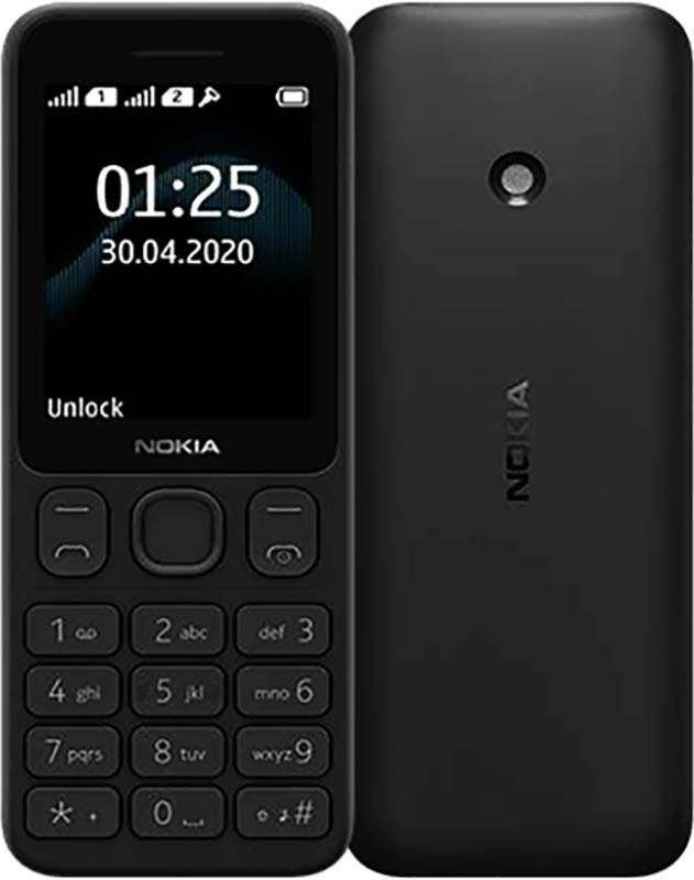 მობილური ტელეფონი Nokia 125 Dual Sim 2020 Black