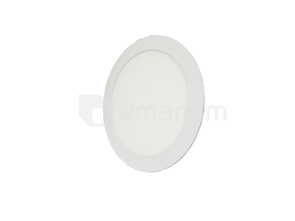 ლედ პანელი LED 9W 3000K (მრგვალი) LEDEX