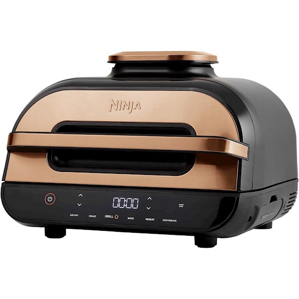 აეროგრილი Ninja AG551EUCP Foodi Max Health, 2460W, 3.8L, Grill And Air Fryer, Gold/Black