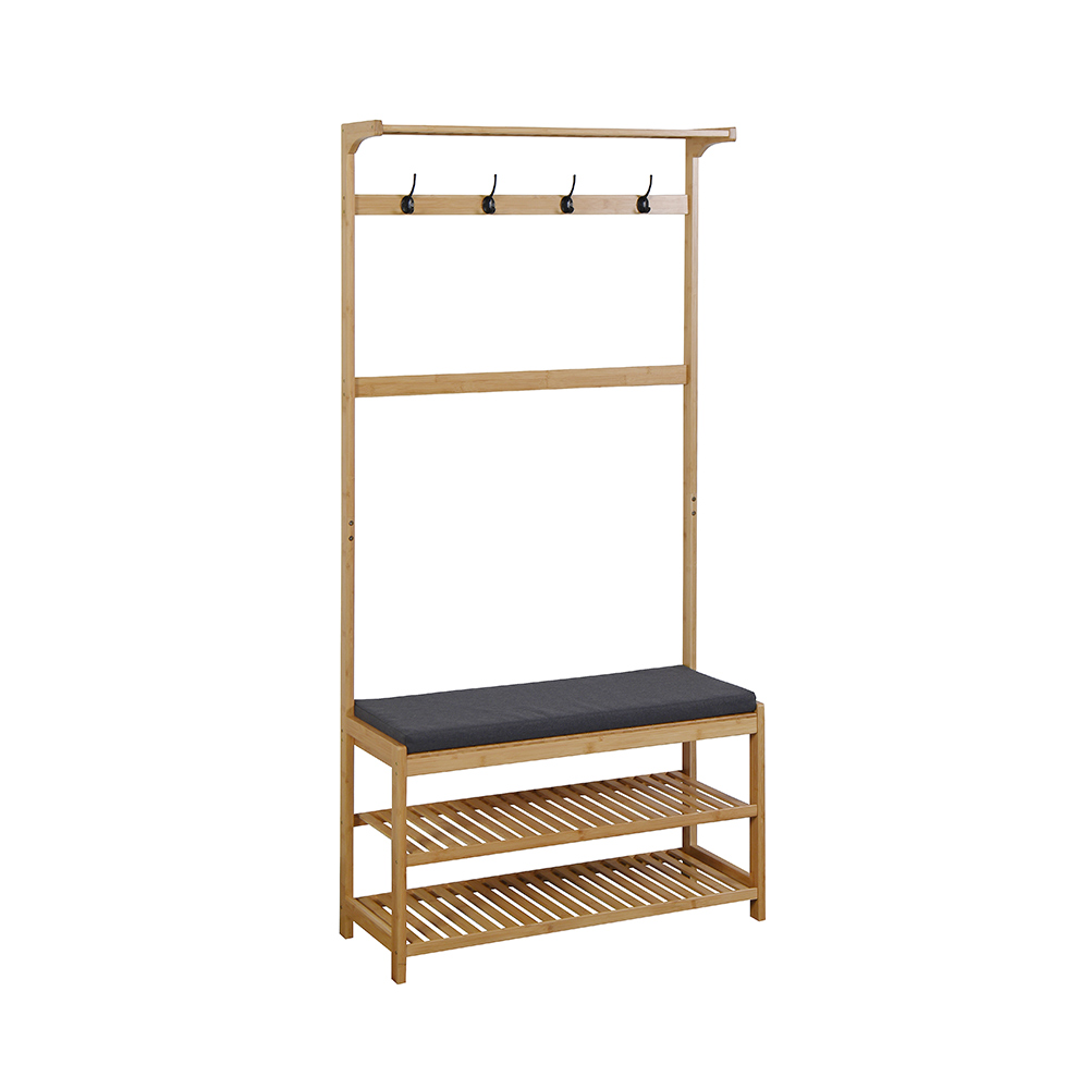 ტანსაცმლის საკიდი + ბენჩი CY24001 84X34X176